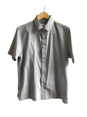 GOODIELLOW- BLUE PATTERN STANDARD FIT MENS SHIRT SIZE MEDIUM